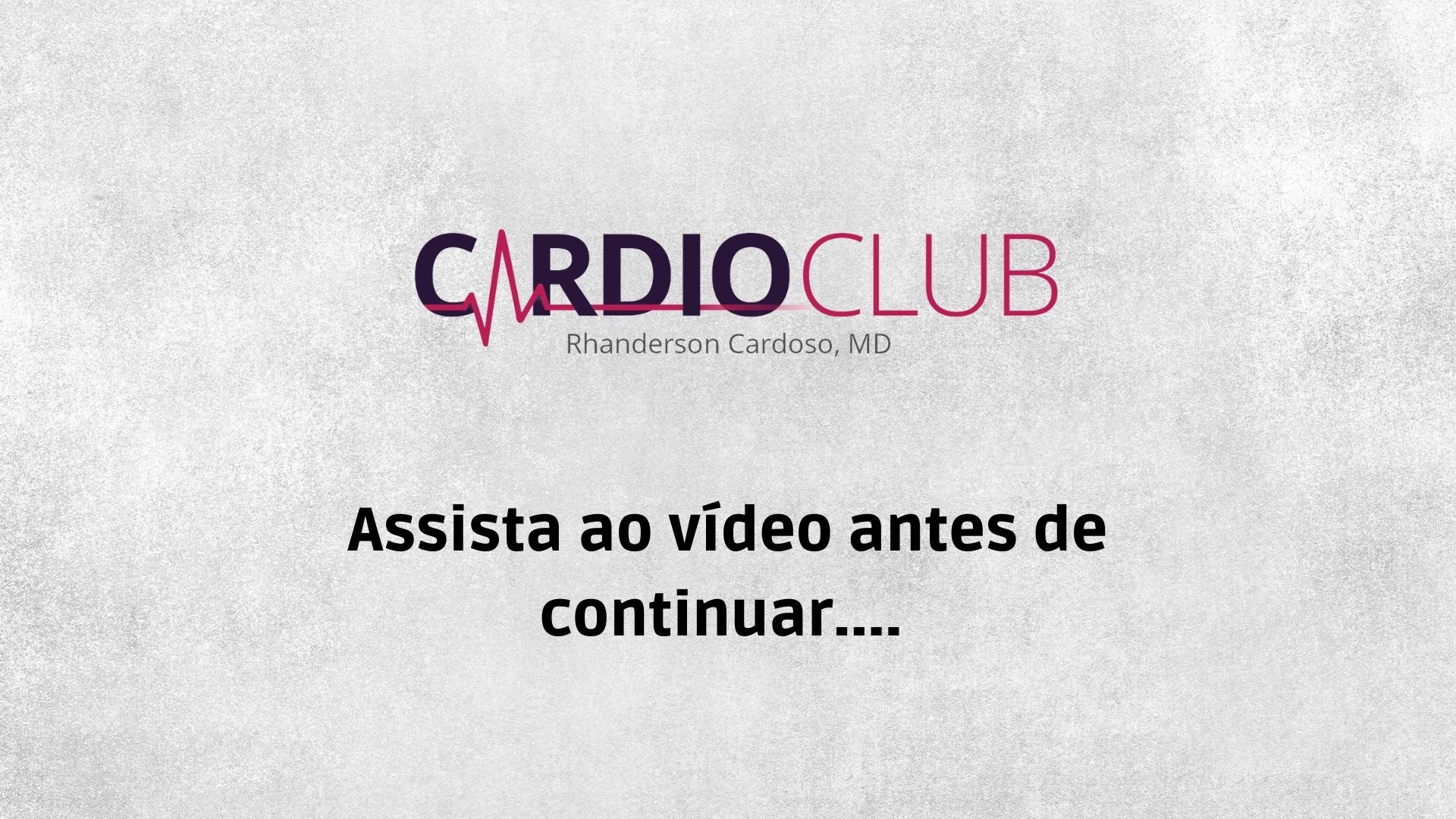 Pagina de Inscrição – Clube da Cardio